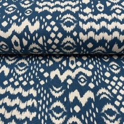 Canvas di Cotone Bohemian, Petrol