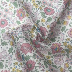 Cotone Stampato, Fiori Variazioni di Rosa