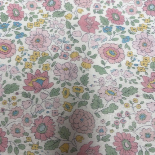 Cotone Stampato, Fiori Variazioni di Rosa