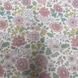 Cotone Stampato, Fiori Variazioni di Rosa