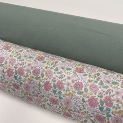 Cotone Stampato, Fiori Variazioni di Rosa