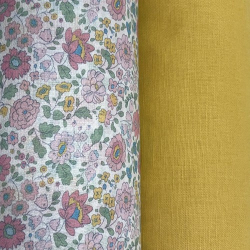 Cotone Stampato, Fiori Variazioni di Rosa