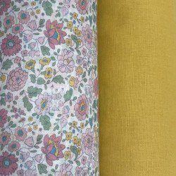 Cotone Stampato, Fiori Variazioni di Rosa