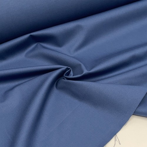 Gabardine di cotone, Tinta Unita, Azzurro