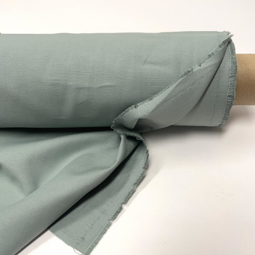 Gabardine di cotone, Tinta Unita, Verde Lago
