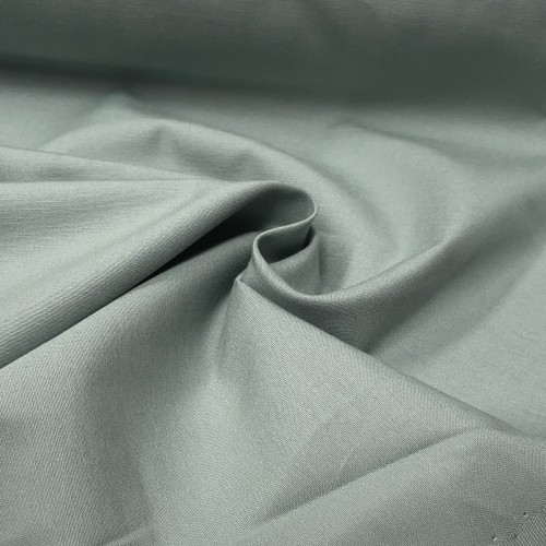 Gabardine di cotone, Tinta Unita, Verde Lago