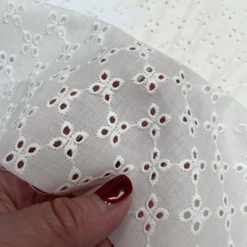 Voile con Pizzo, Bianco