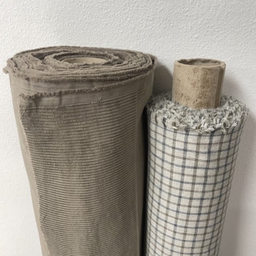 Velluto di cotone a coste Larghe, Taupe