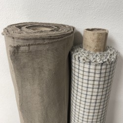 Velluto di cotone a coste Larghe, Taupe