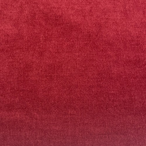 Velluto di cotone a coste elastico, Rosso