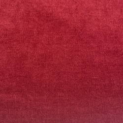 Velluto di cotone a coste elastico, Rosso