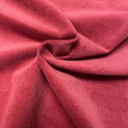 Velluto di cotone a coste elastico, Rosso