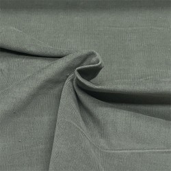Velluto di cotone a coste sottili, Elastico, Verde