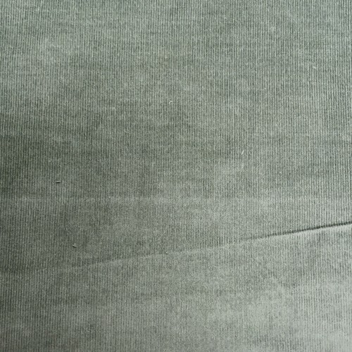 Velluto di cotone a coste sottili, Elastico, Verde