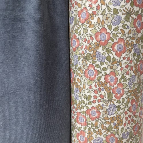 Velluto di cotone a coste elastico, Jeans