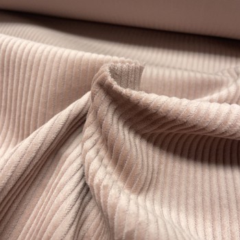 Velluto di cotone a coste Larghe, Rosa