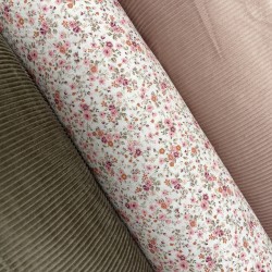 Velluto di cotone a coste Larghe, Rosa
