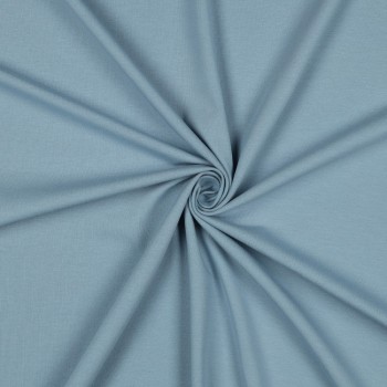 Jersey di Cotone Biologico GOTS, Celeste