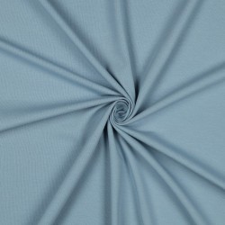 Jersey di Cotone Biologico GOTS, Celeste
