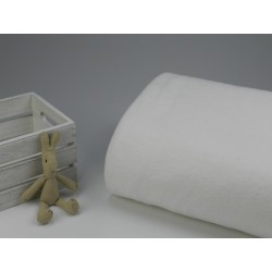 Spugna morbida per bavaglino, Stretch, Cotton Knit, Ecru
