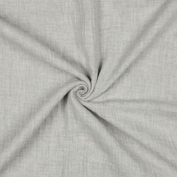 Mussola o Doppia Garza di Cotone, Ecru Melange