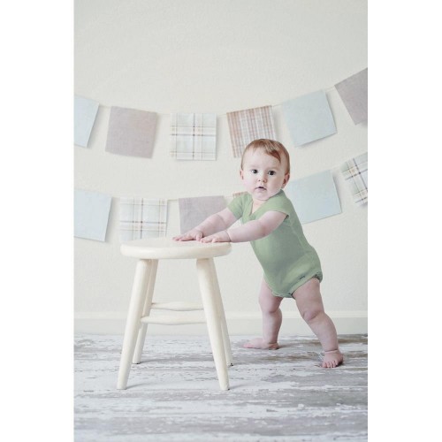 Jersey di Cotone Biologico GOTS, Celeste