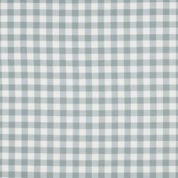 Flanella di cotone, Quadri Vichy, Verde Acqua