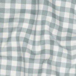 Flanella di cotone, Quadri Vichy, Verde Acqua