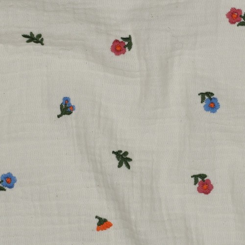 Mussola o Doppia Garza di Cotone, Beige Natural...