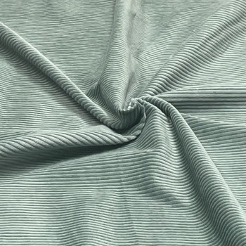 Velluto di cotone a coste Larghe, Verde Muschio