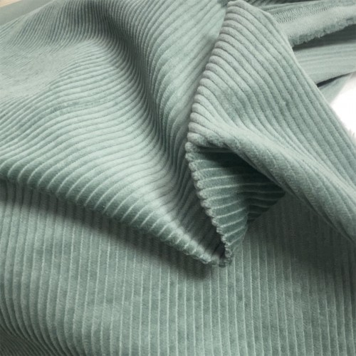 Velluto di cotone a coste Larghe, Verde Muschio