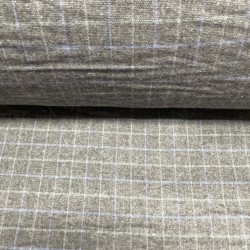 Cotone Bio Invernale, Grigio Scuro , Quadri Celesti