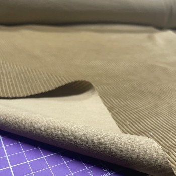 Velluto di cotone a coste Larghe, Marrone Oliva 2