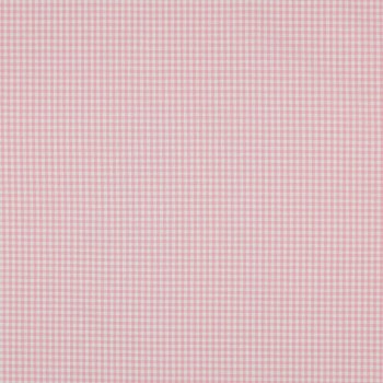 Cotone Popeline, Quadri piccoli , rosa