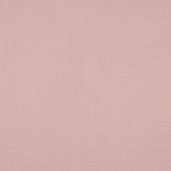 Mussola o Doppia Garza di Cotone Rosa Soft