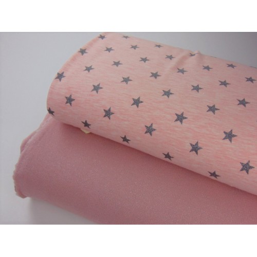 Felpa / Sweat ,Jogging, Glitter , Rosa Melange