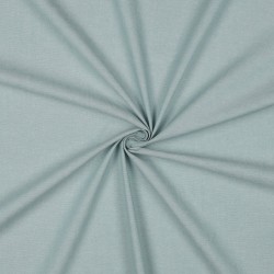Cotone Popeline, Filo in tinta, Verde Acqua