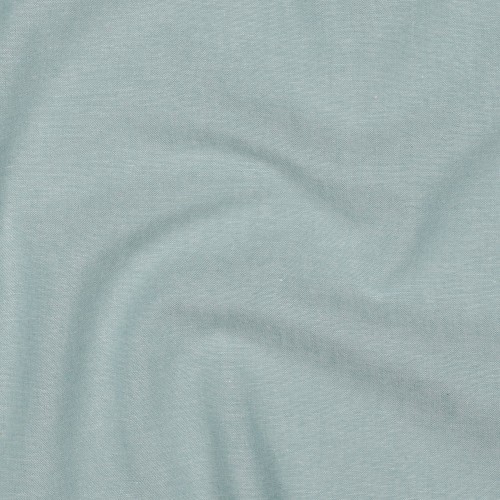 Cotone Popeline, Filo in tinta, Verde Acqua