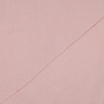 Mussola o Doppia Garza di Cotone Rosa Soft 2