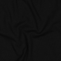Jersey di Cotone Biologico GOTS, Nero