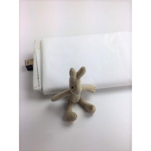 Popeline 50s, Cotone Bio, Bianco