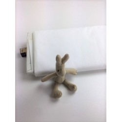 Popeline 50s, Cotone Bio, Bianco