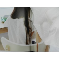 Plumeti Cotton Liso con  ricamo in rilevo, Bianco