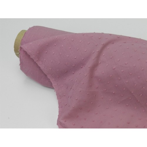 Plumeti Cotton Liso Color  ricamo in rilevo ,...