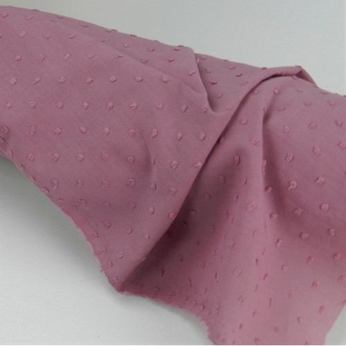 Plumeti Cotton Liso Color  ricamo in rilevo ,...