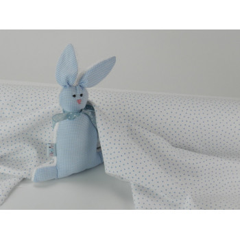 Pique, Pois, Bianco / Celeste