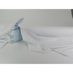 Pique, Pois, Bianco / Celeste