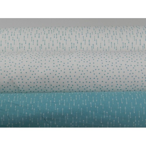 Pique Biologico, Bianco/Verde, Freccia