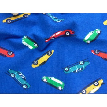 Jersey , Tricot  Blu con Macchine