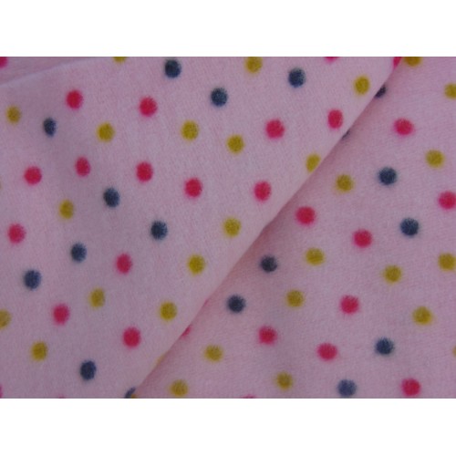 Felpa invernale, Rosa, Pois colorati